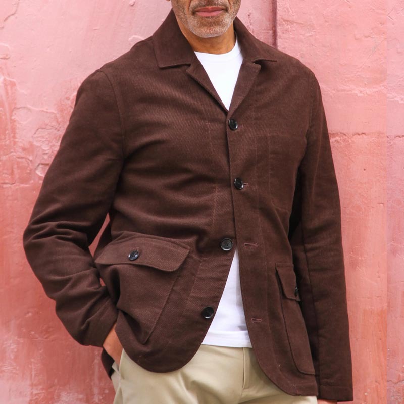 2024 men's spring and autumn cotton linen suit British style jacket top men_voghion.com