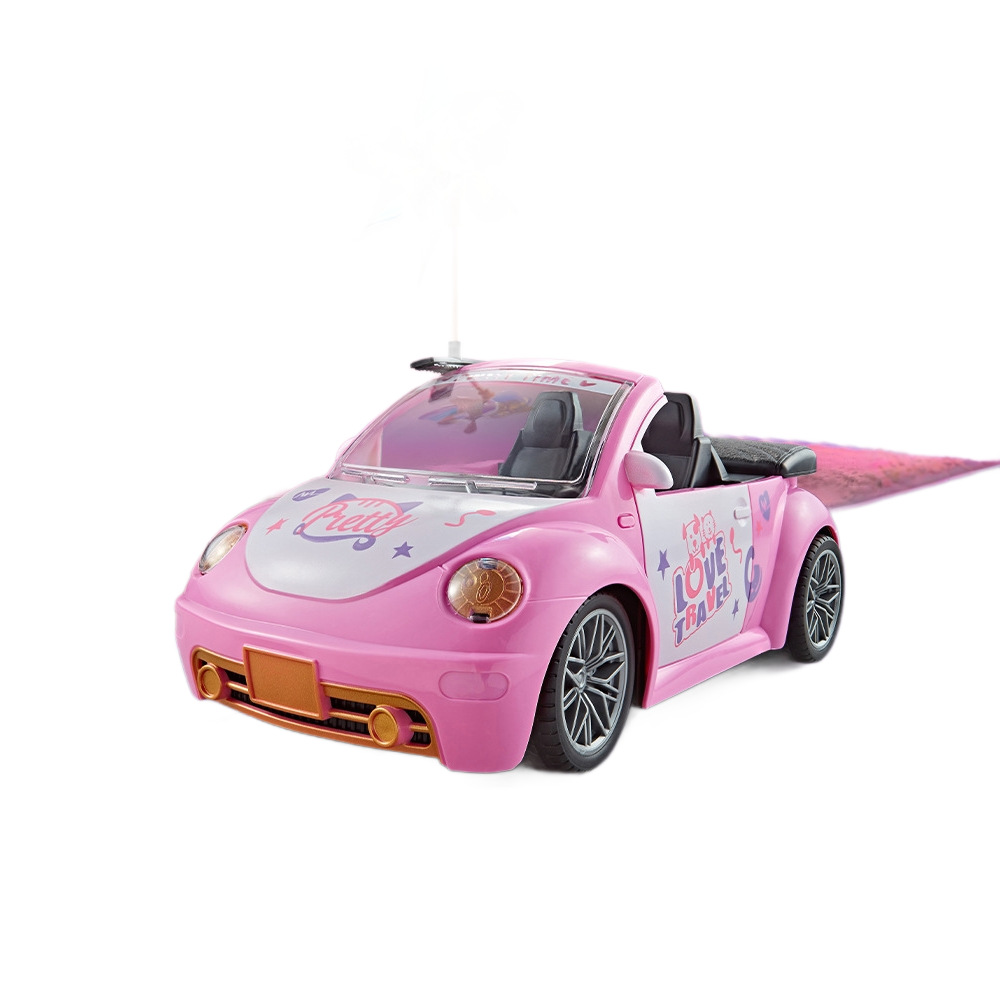 Amazon nuevo coche de control remoto rosa Temu explosión niños cuatro ruedas convertible coche de juguetes de coche eléctrico para niñas