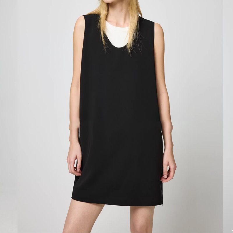 In Stock: Kei Japanese Imported Triacetate Double-Sided Textured Minimalist Multi-Wear Zippered Long Dress Set In Stock: Kei Japanese Imported Triacetate Double-Sided Textured Minimalist Multi-Wear Zippered Long Dress Set