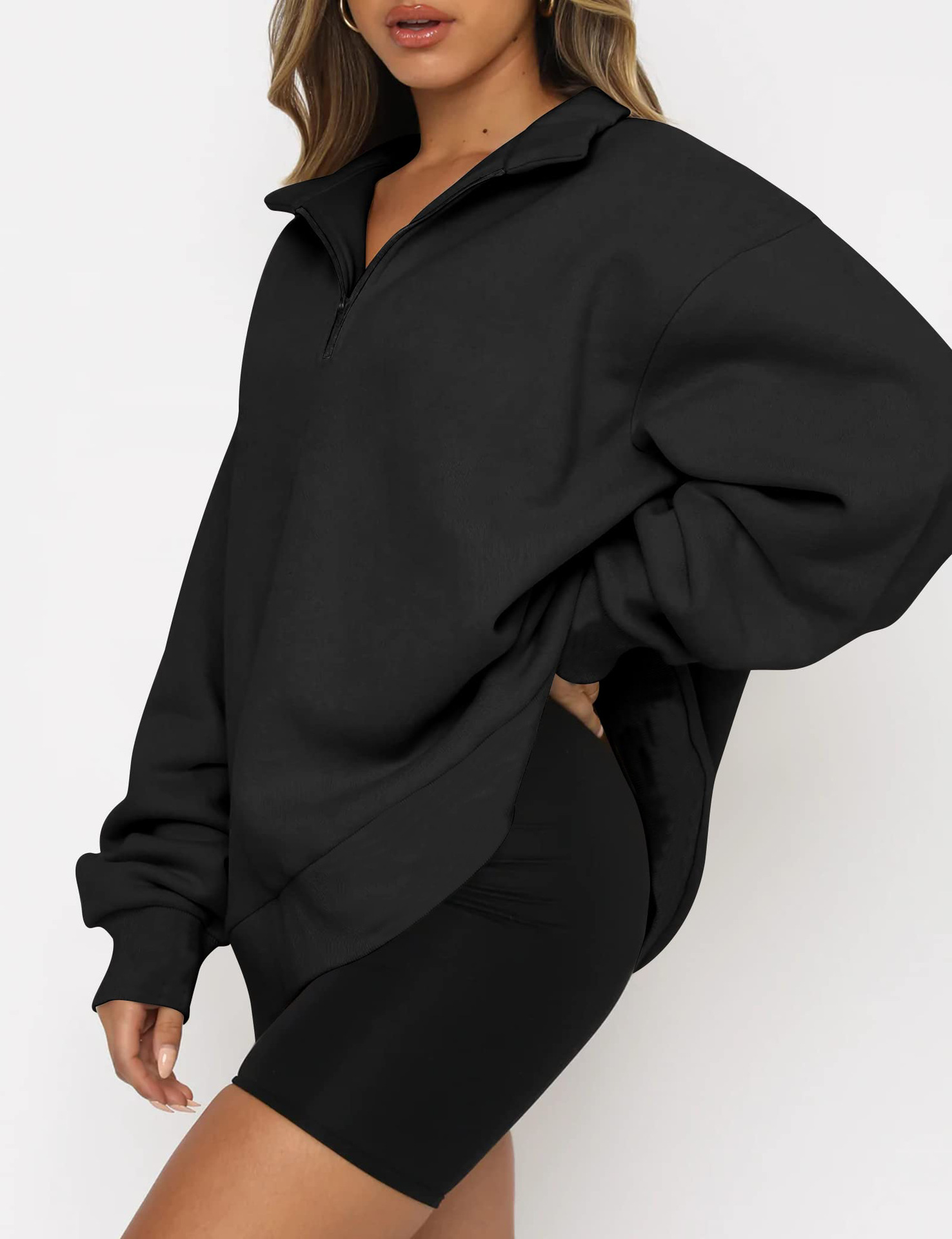 Women's Casual Pullover Sweatshirt Long Sleeve Autumn Winter Top_voghion.com