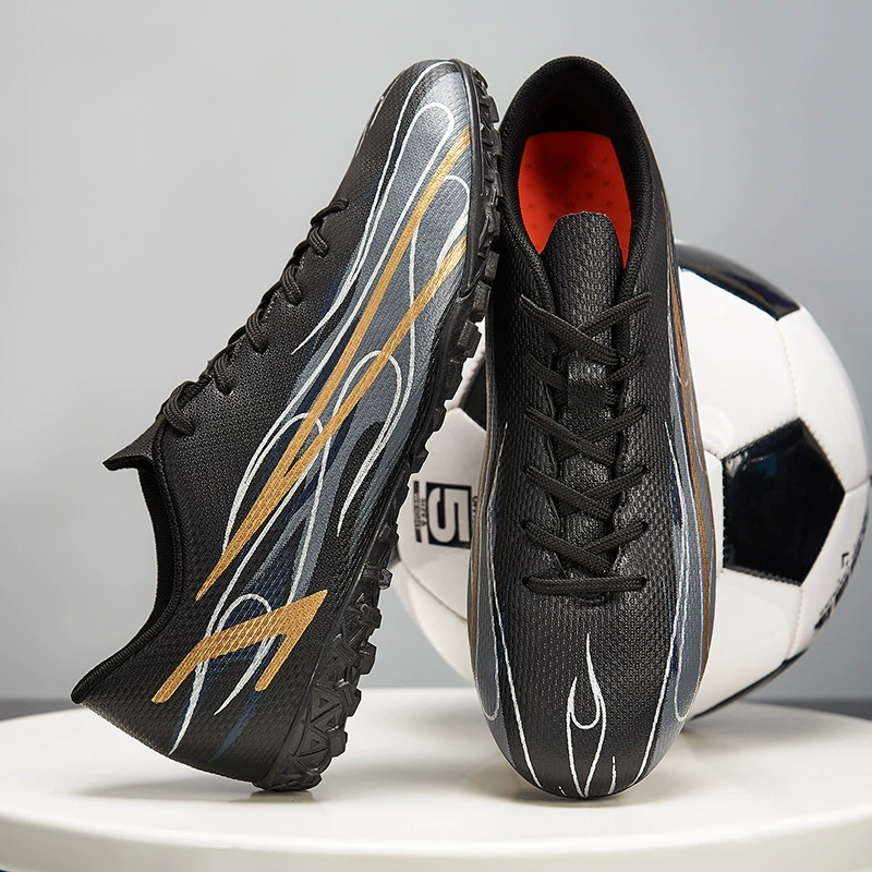 Низкие футбольные бутсы с премиальным размером для внешней торговли, размер 47 для студентов, размер 32 для искусственного газона, молодежная спортивная обувь, трансграничная.