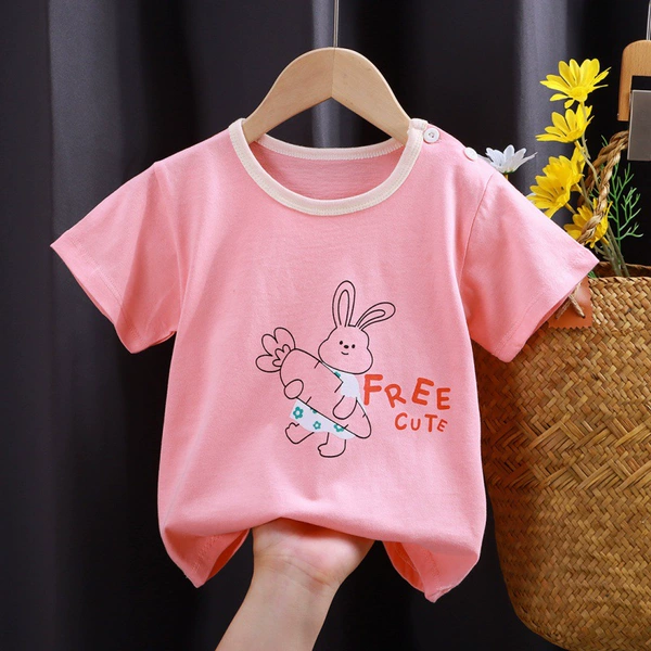 I008-small pink rabbit