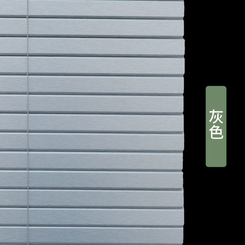 Factory-type aluminum alloy blinds bathroom waterproof and hole-free office high-blind electric roller blinds