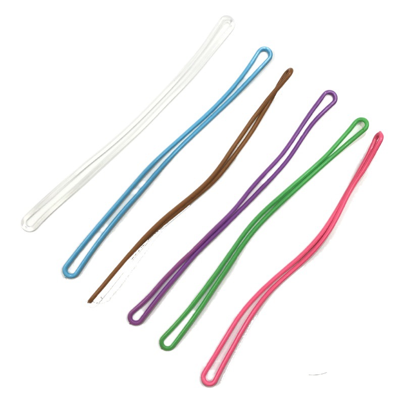 Spot 17cm Environmentally Friendly Transparent Pvc Plastic Luggage Tag Strap Lanyard Soft Rubber Sling Optional Color