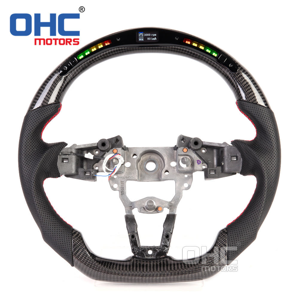 Suitable for Mazda Axela Cx-5 Cx-3 Led Smart Component Sports Multi-Function Carbon Fiber Steering Wheel