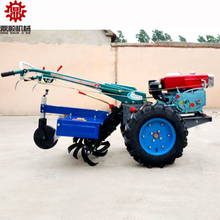 农用小型手扶拖拉机新款手扶式大棚旋耕机柴油机10马力12马力厂家