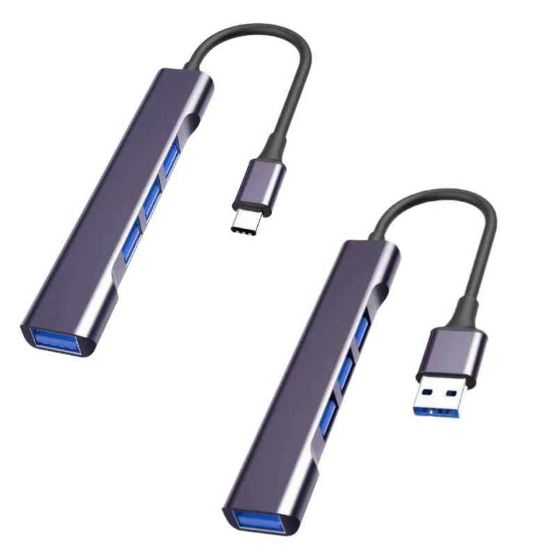 Type c otg expansion dock usb3.0 hub extender four-in-one split hub notebook dock
