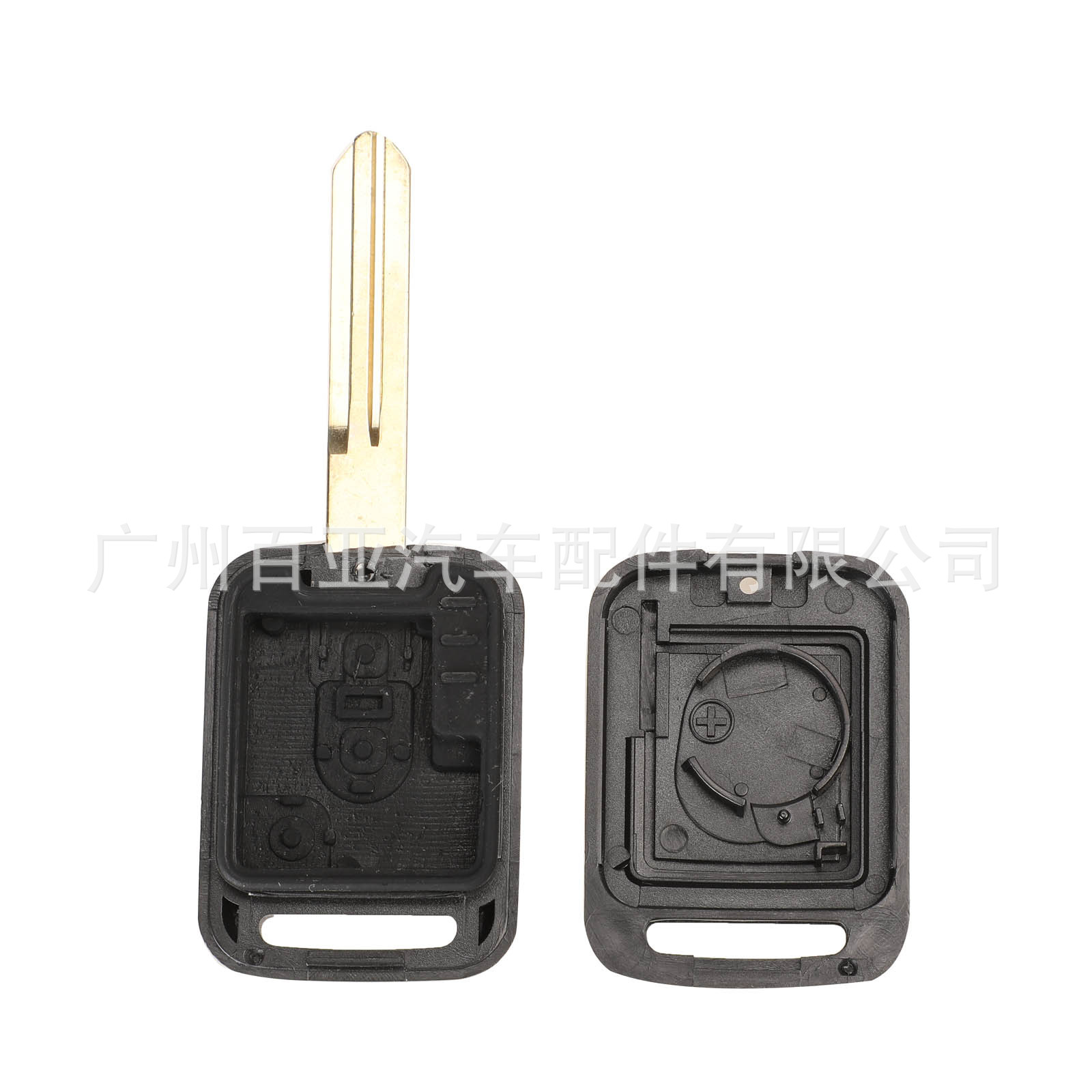 Suitable for 2/3 key Nissan Qashqai Patrol straight car remote control key shell