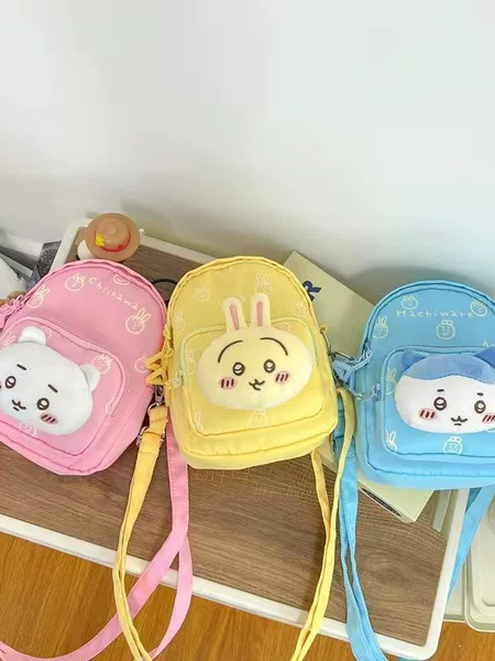 Jiyusaki Small Eight Cute Kawaika chiikawa Plush Crossbody Bag Shoulder Hand Satchel