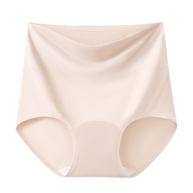 Bragas modales para mujer 2024 nuevo estilo delgado de cintura alta con abdomen y barriga pantalones cortos triangulares para mujer refrescante