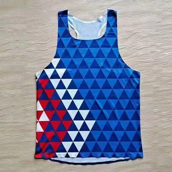 Athletic Training Clothing for Sports Students, Professional Running Sleeveless Vest, Marathon Competition Sportswear for Men and Women, Can Add Logo