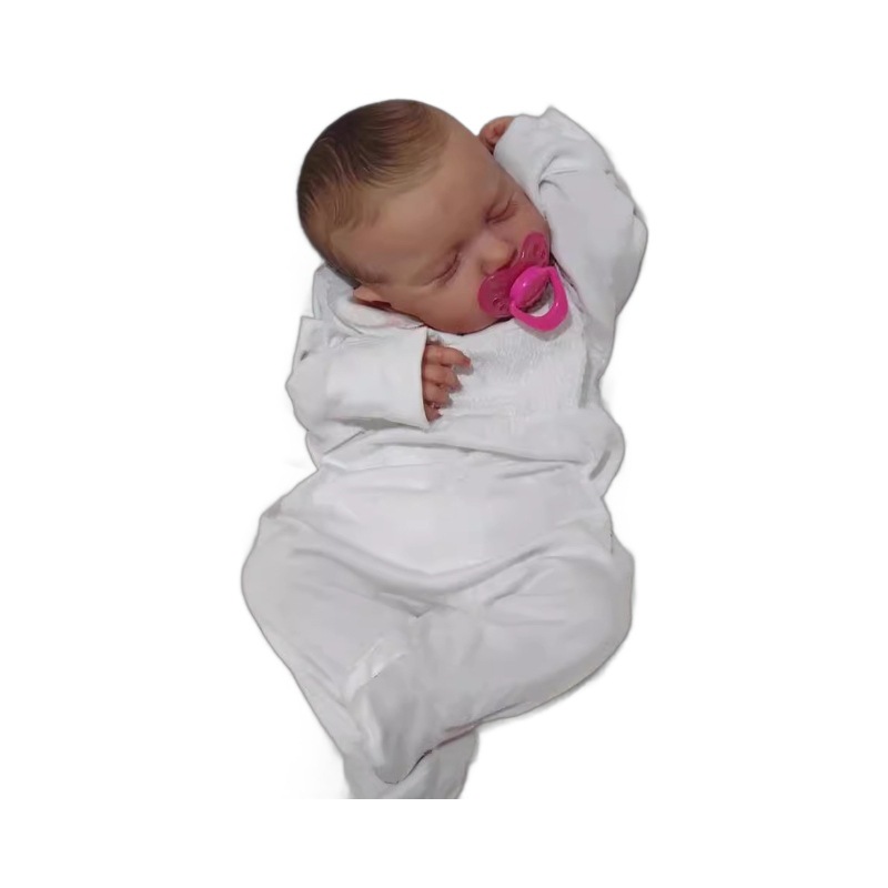 19 pulgadas reborn Doll Loulou simulación bebé reborn Doll suministro de comercio electrónico transfronterizo