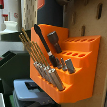 跨境Screwdriver bit storage tool螺丝刀头收纳工具箱洞洞板支架
