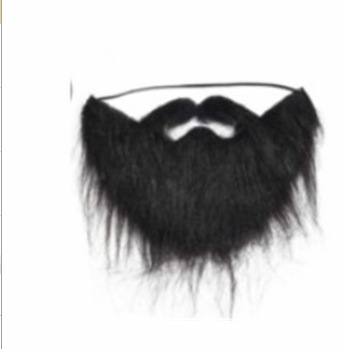 Amazon Hot Halloween disfraz de barba negra caballero peluche barba accesorios