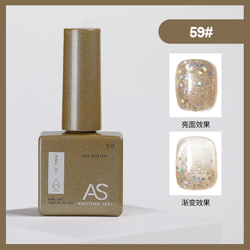 Internet celebridad esmalte de uñas pegamento 2021new traje de verano 60 popular color una botella un color pequeño conjunto para salón de uñas