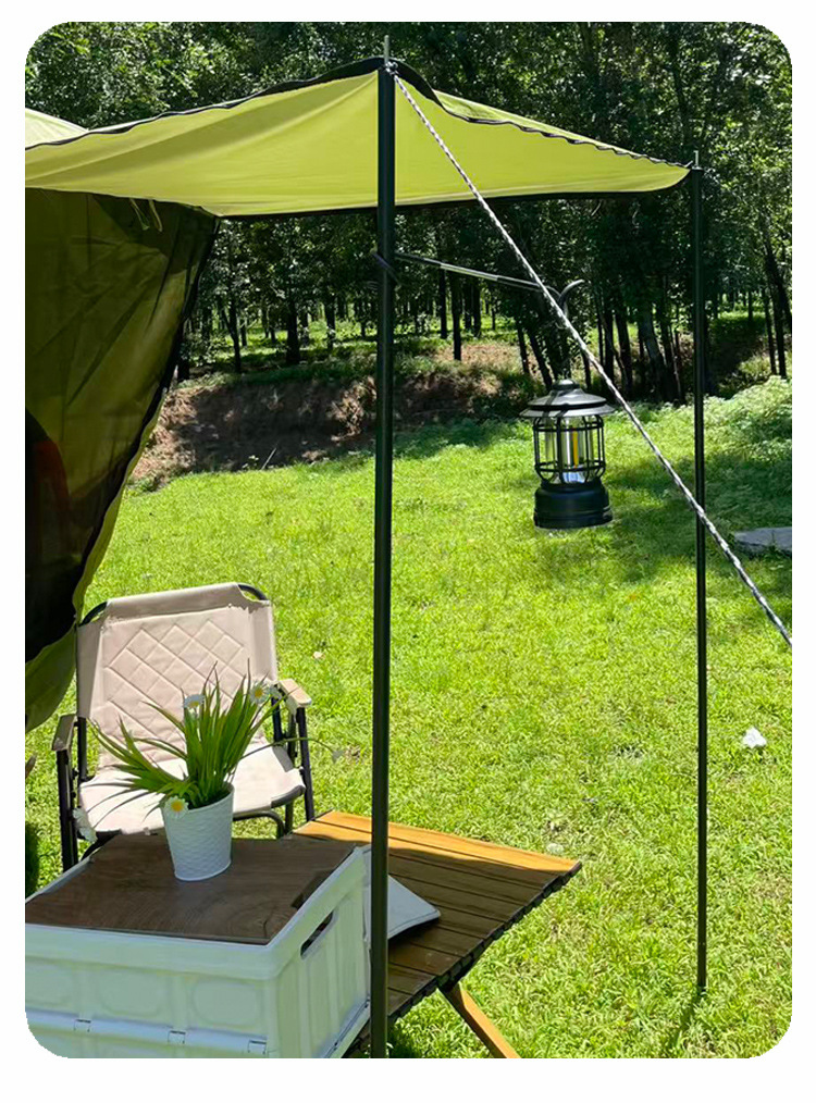 SUV outdoor self-driving tour car tail tent, car trunk extension, wholesale from the manufacturer, camping sunshade, and sun protection canopy