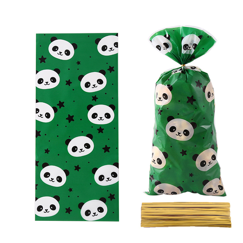 팬더 프린트 OPP 플랫 포켓