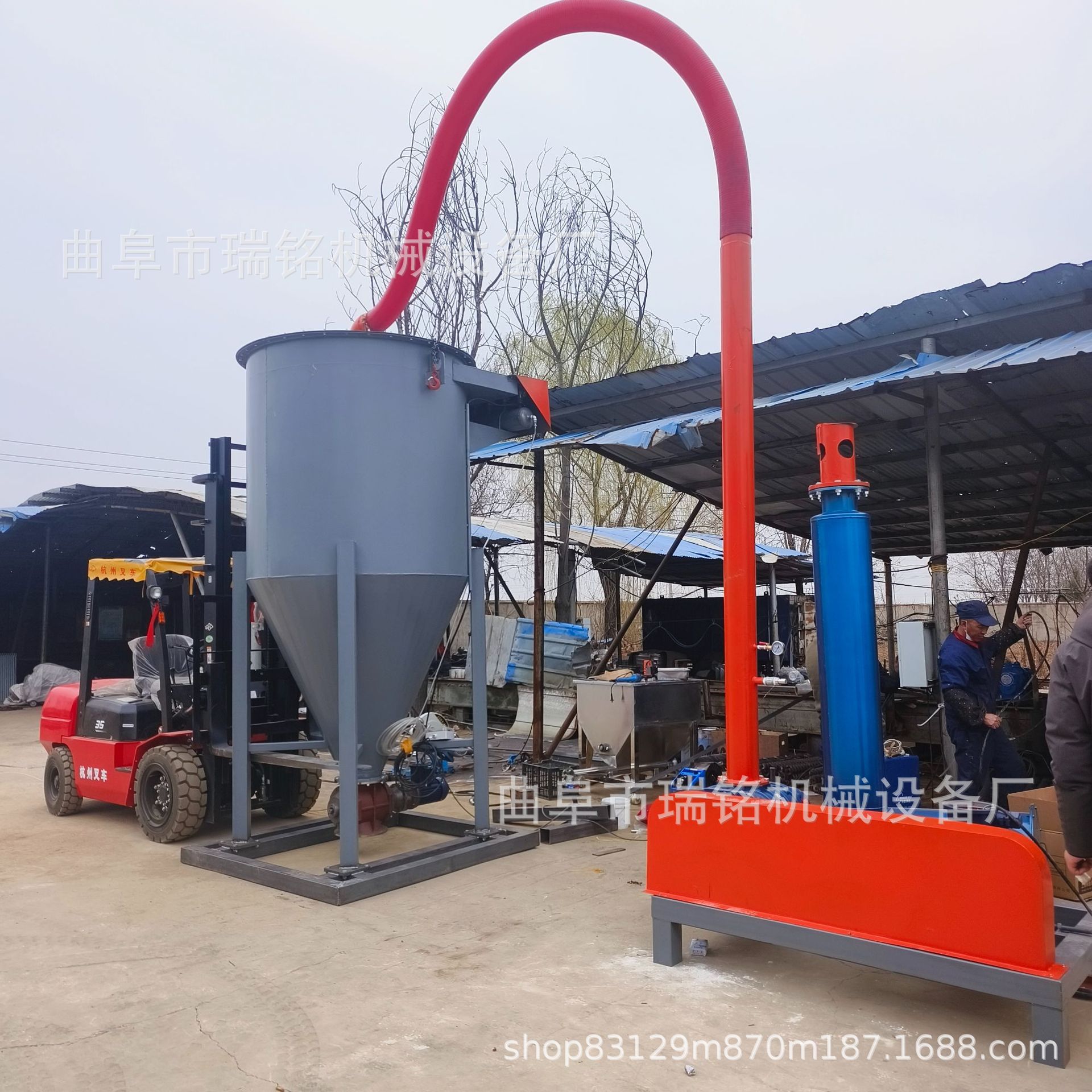 4.2M电厂锅炉灰清灰气力吸灰机  TGFF移动牵引式 负压吸灰机   46