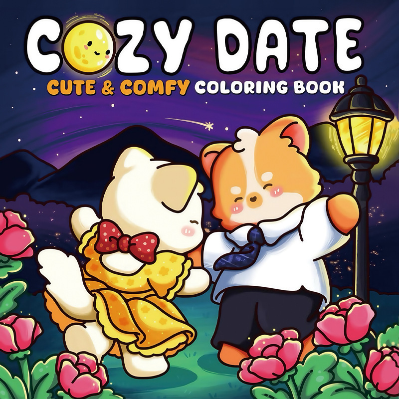 亚马逊热销Coloring Book涂色本填色本小角落怪兽系列儿童绘画本|undefined
