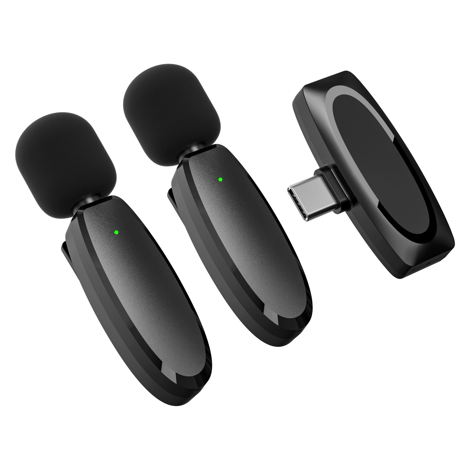Nuevo micrófono inalámbrico de collar K32 transmisión en vivo al aire libre video corto entrevista de radio grabación de audio para teléfono móvil