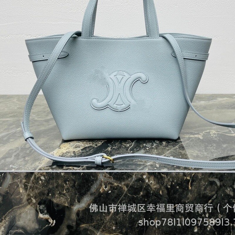 2026 Spring and Summer New Model Cabasanais Triomphe Arc De Triomphe Grain Calfskin Handbag Tote Bag