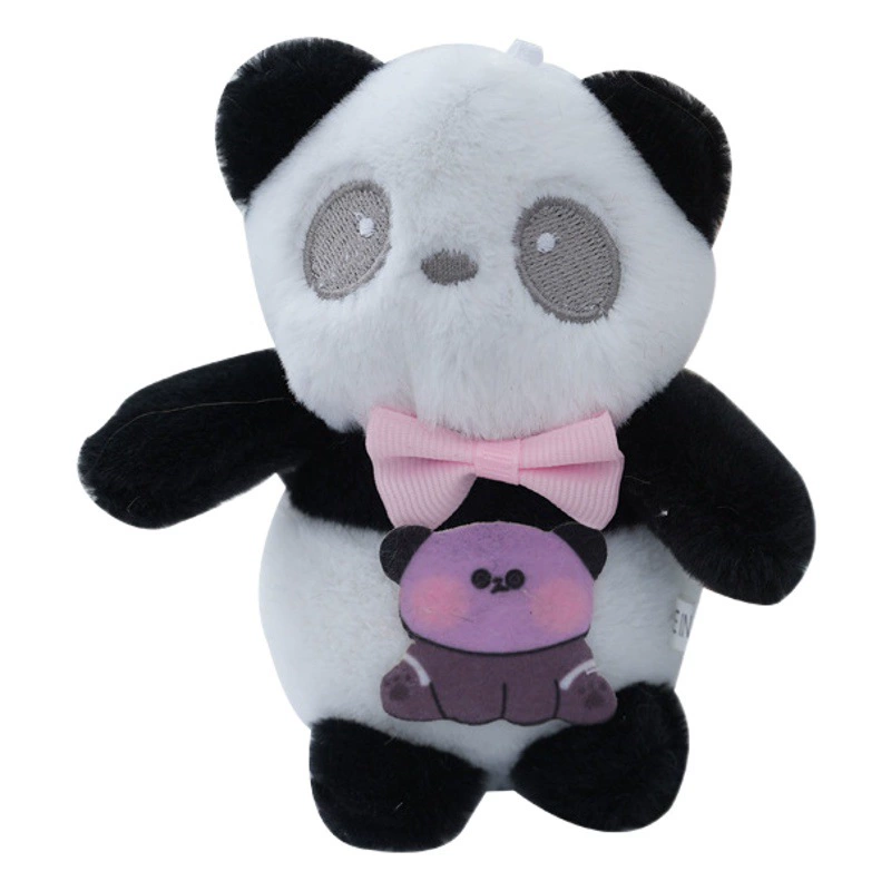 Модный милый плюшевый брелок с пандой, кукла, милая плюшевая игрушка, подвеска на рюкзак, пара плюшевых игрушек