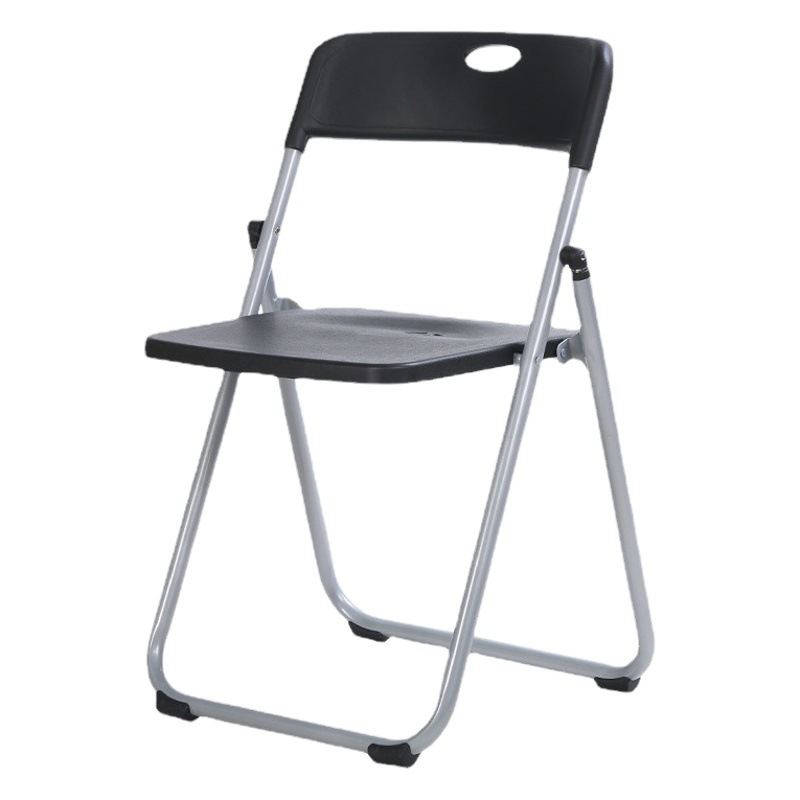 Stall folding chair household plastic dining chair outdoor portable activity meeting training staff backrest computer chair