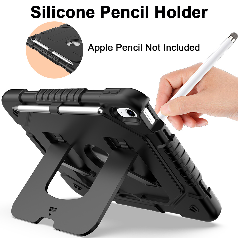 Aplicable a Apple iPad11 A16 tablet cubierta de silicona contra colisiones con soporte correa de caída todo incluido image 3
