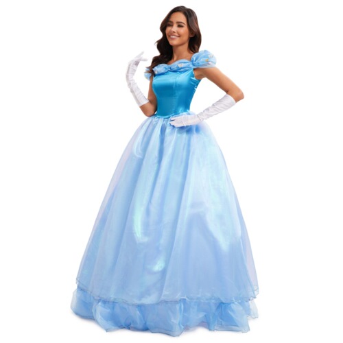 Halloween Cosplay Cinderella Costume Cinderella Princess Dress Fairy Tale Stage Performance Costume Set