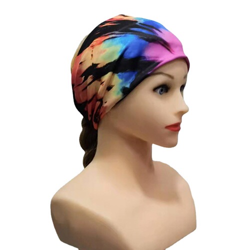 Headscarf for Women - Summer New Yoga Sports Headband, Sun Protection, Printed, Breathable, Shower Proof, Outdoor Headband
