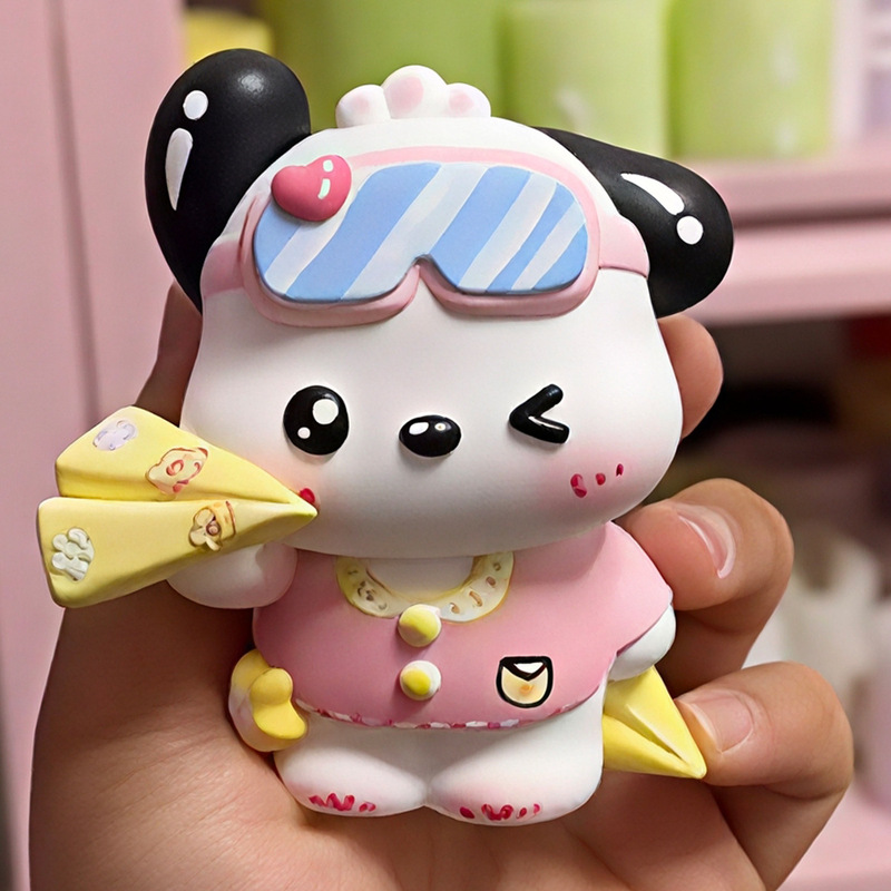 Pacha Dog Series Aromatherapy Plaster Doll White Embryo Handmade DIY Graffiti Artwork Desktop Ornament Pacha Dog Series Aromatherapy Plaster Doll White Embryo Handmade DIY Graffiti Artwork Desktop Ornament