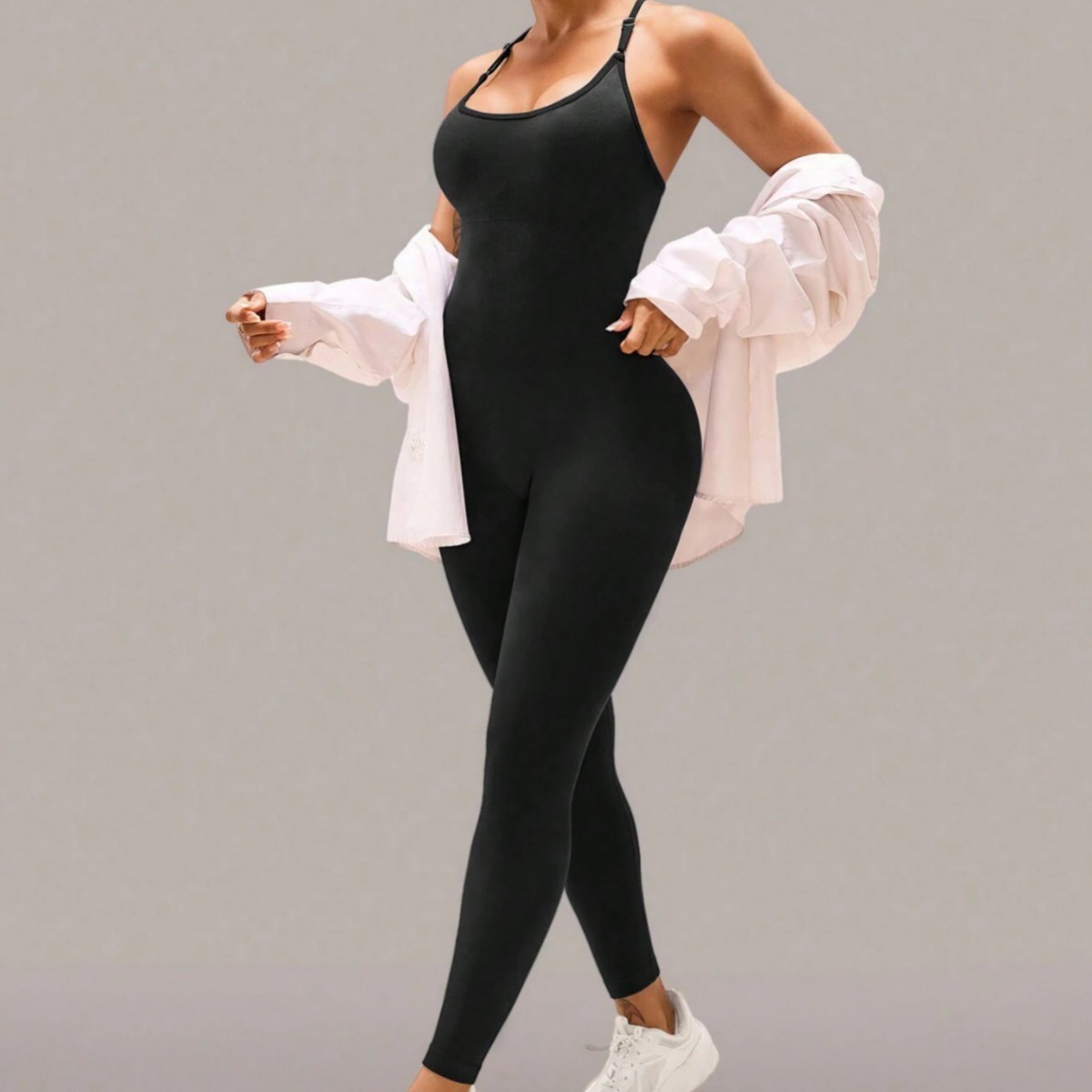 Nuevos pantalones largos roscados con almohadilla para el pecho, ropa deportiva sin costura, cuerpo a cuerpo, cuerpo a cuerpo, cuerpo a cuerpo, cuerpo a cuerpo