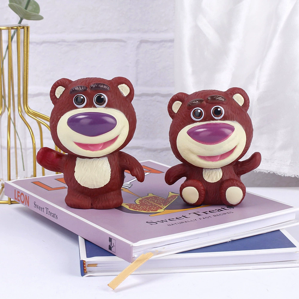Cartoon strawberry plastic, posture corrector, dessert decorations, doll, internet celebrity