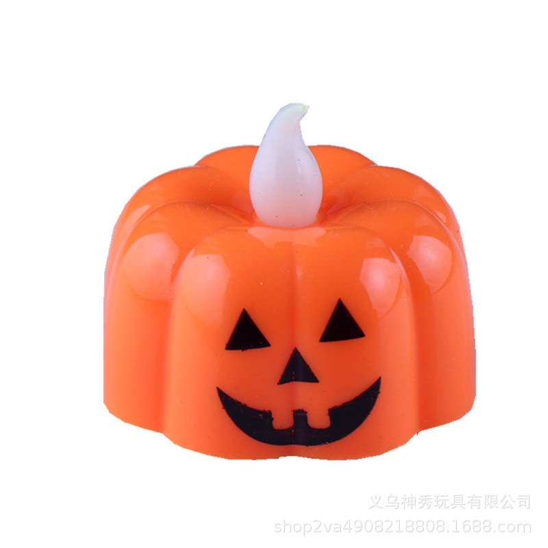 Halloween LED electrónica vela luz apoyos luminosa calabaza Luz Decoración bar fantasma Festival escena diseño decoraciones