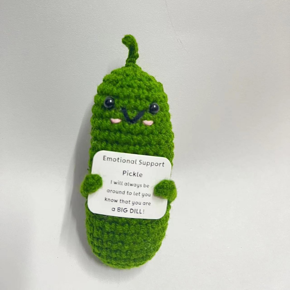 Amazon transfronterizo tejido a mano energía positiva Papa expresión bolsa emoción tarjeta vegetal muñeca coche decoración pequeña