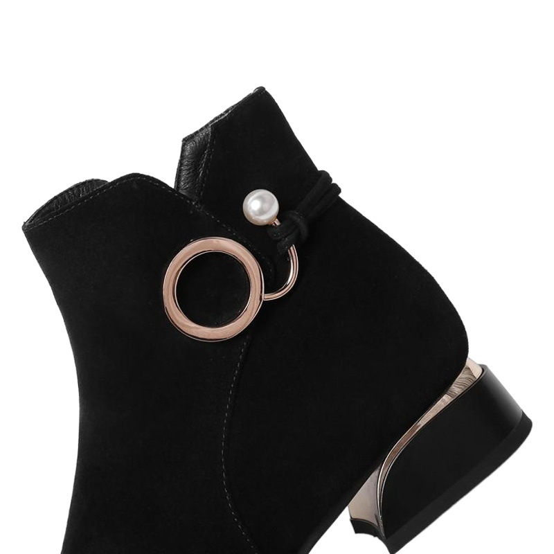 35-44ヤードのマーティンブーツの大きいサイズの女性靴の英倫風の40肥の足の幅の太っている妹mm秋の新型のショートブーツの女性靴