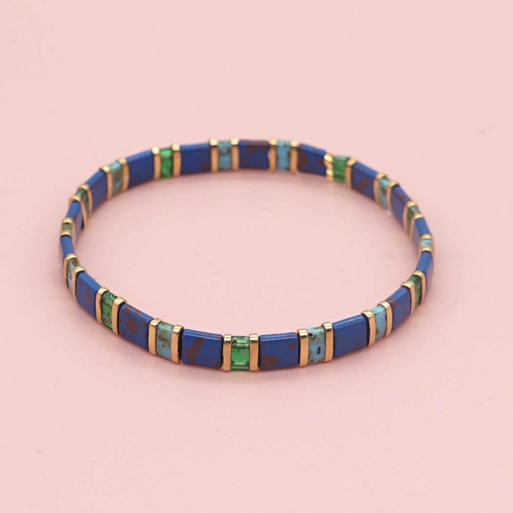 Nihaojewelry Wholesale Jewelry Bohemian Multi-layered Woven Colorful Paint Beaded Bracelet display picture 34