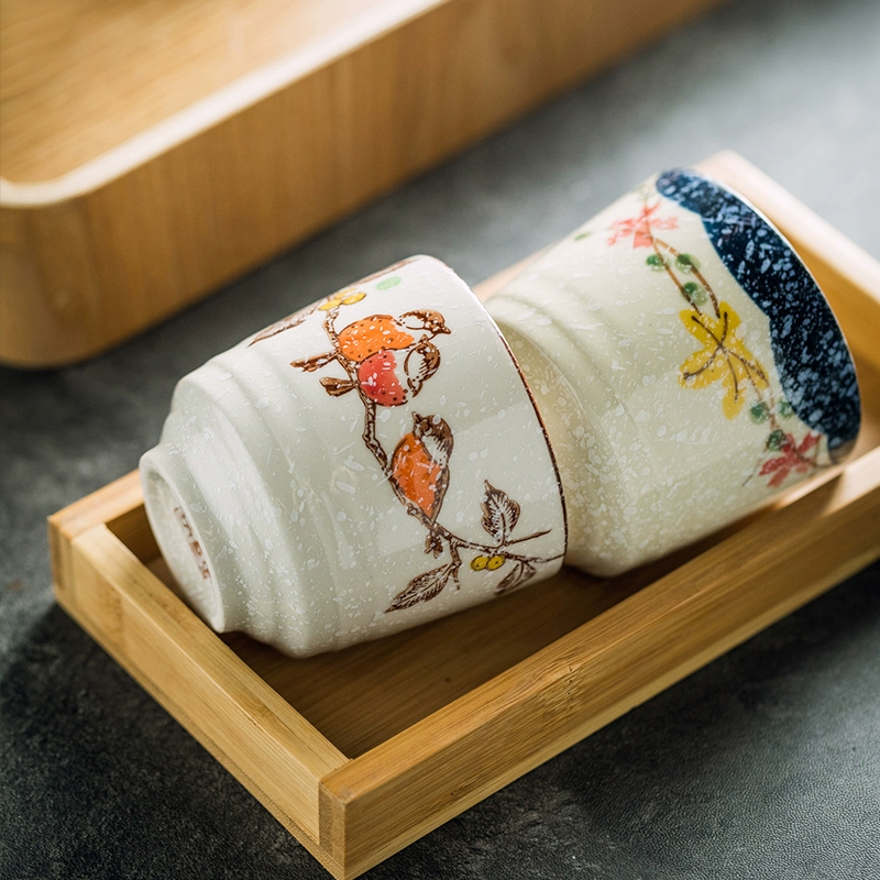 Подглазурный цвет, японский стиль, ретро керамическая чайная чашка, чайная чашка, главная чашка, больничная чашка для чая, чашка для ради, чайная лошадь, маленькая