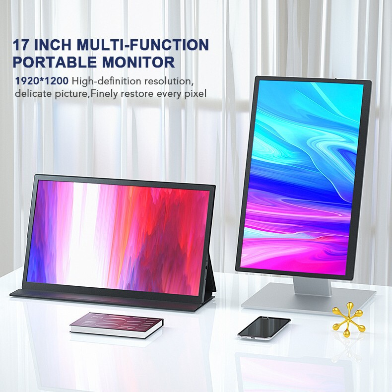 15.6inch Laptop Dual Screen Expansion Screen Projection Display Type-C Portable HDMI Driver-Free One-Line Connection