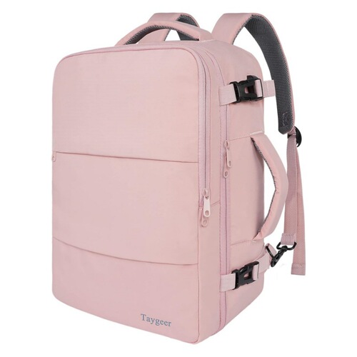 A new travel backpack with charging ports and a shoe bag, a carry-on backpack compatible with TSA for 15.6-inch laptops.