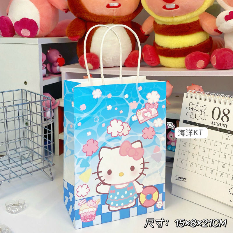 新款原创礼物袋大合集可爱少女礼品打包出物收纳手提礼物牛皮纸袋|undefined