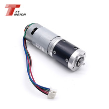 库存现货12V 300转 带编码器电机 28mm金属微型行星直流减速电机