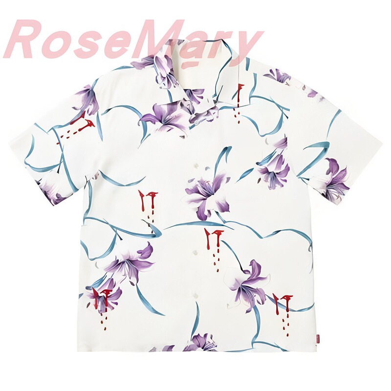 Supreme 26SS AOI Lilies S/S Shirt, co-branded lily short-sleeve shirt, in stock and available for wholesale Supreme 26SS AOI Lilies S/S Shirt, co-branded lily short-sleeve shirt, in stock and available for wholesale