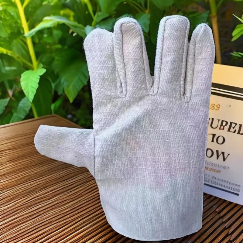 双层丁晴胶皮加厚劳保手套 24道线全衬工业机械防护电焊手套批发