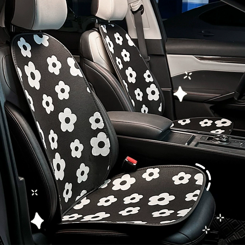 Новая подушка для автомобильного сиденья из жаккарда, маленький свежий цветок, Нескользящая подушка для автомобильного сиденья, креативная подушка для автомобильного сиденья, четыре сезона, универсальная