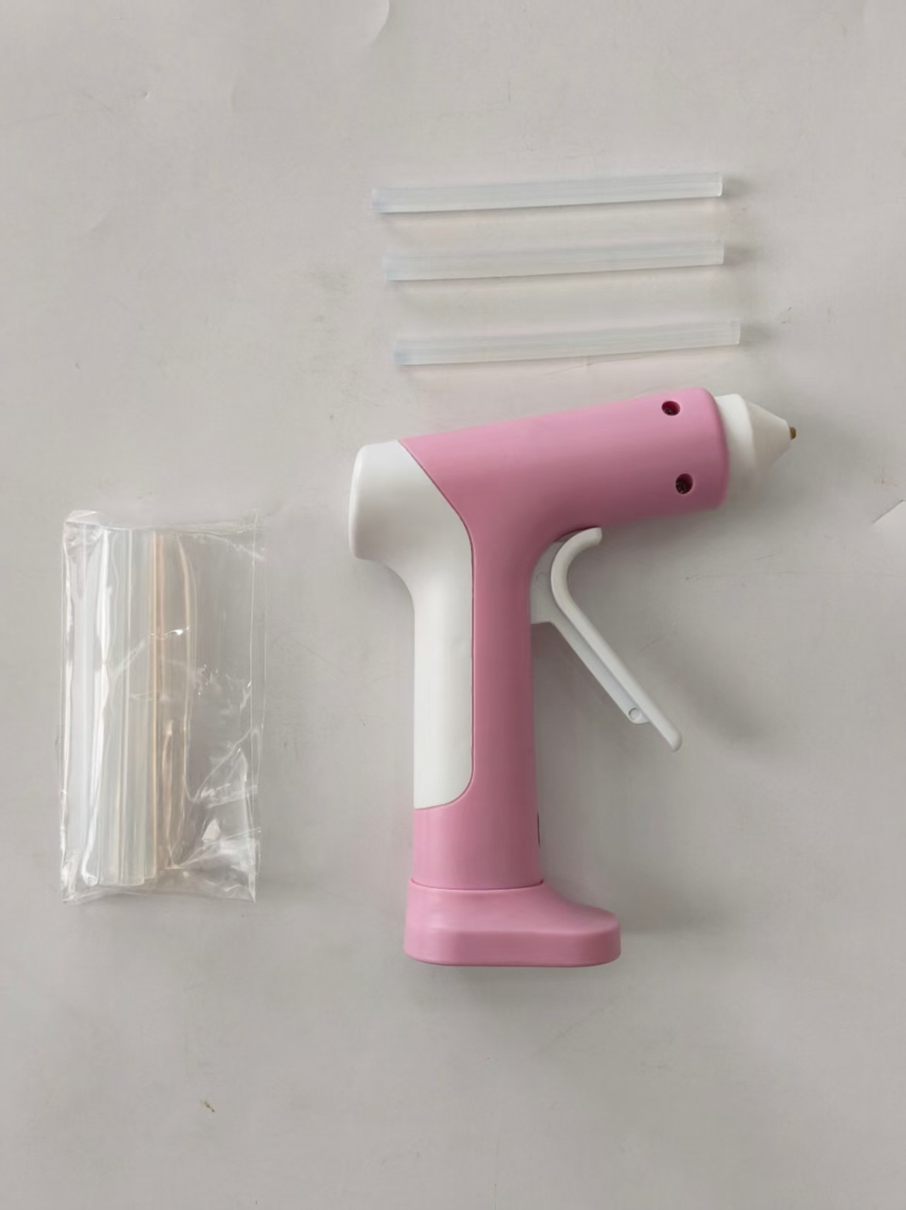 Fabricante al por mayor pegamento rápido 7mm barra de pegamento hecha a mano accesorios de joyería 20W inalámbrico litio pistola de fusión en caliente