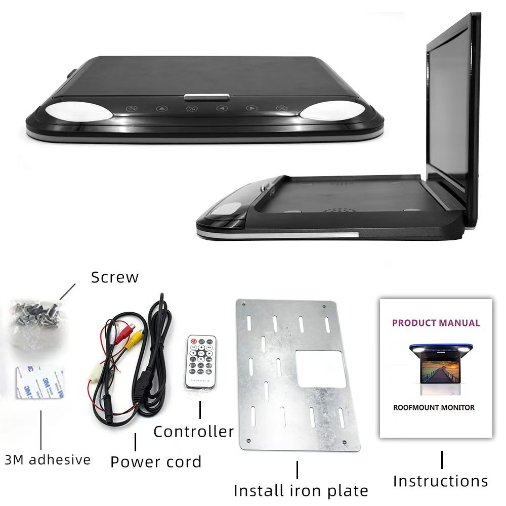 11.6 inch Car Roof Mount Monitor MP5 Player with HDMI Input