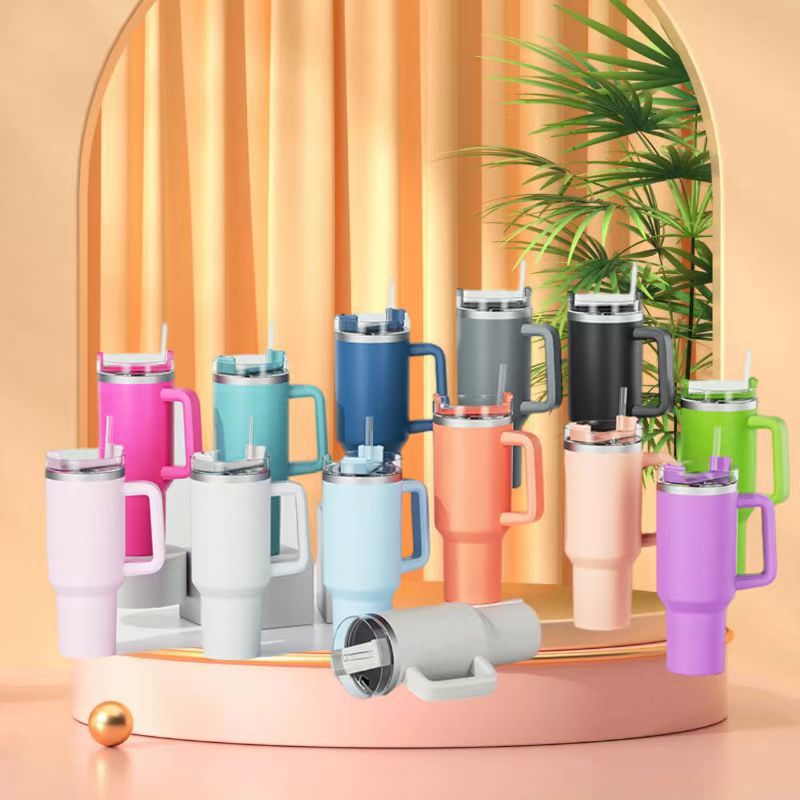 Vaso de aislamiento de acero inoxidable transfronterizo de Amazon Stanley con mango de segunda generación taza de automóvil taza de gran capacidad al por mayor