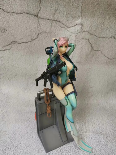 Beauty Girl After-School Battlefield 3 Episode Frog Girl Aigir Swimming Suit Action Figure Display