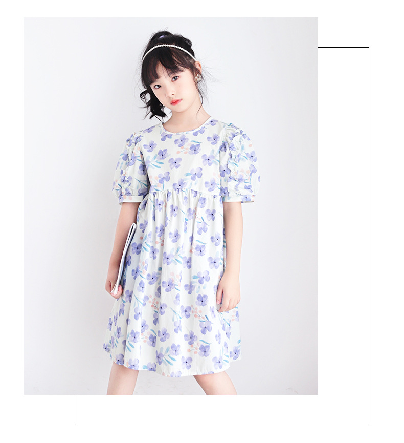 紫色花朵连衣裙-双景_10